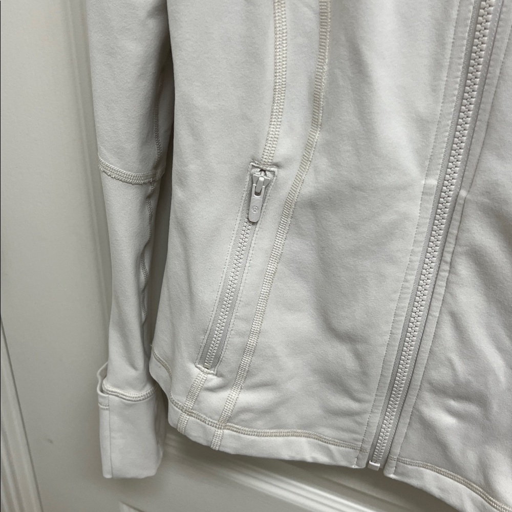 Lululemon Define Jacket *Luon |Size 8 White Opal - Picture 9 of 11